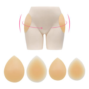 Bantalan bokong silikon dapat dilepas, penambah pinggul bentuk tetesan air pengangkat bokong pantat silikon - Product Image 1