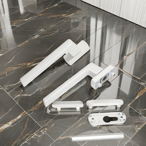 มือจับล็อคหลายจุดคุณภาพที่เหนือกว่าส้อมดีไซน์ทันสมัยสไตล์ทนทานในการใช้งานที่เปิดหน้าต่างแบน - Product Image 2