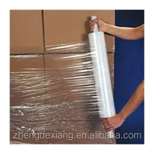 Wegwerp plastic wikkelen roll extended core stretch film