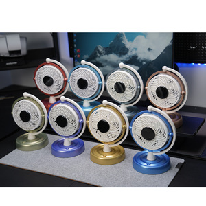 Ventilador USB Recargable con Luz LED, Ventilador de Escritorio Innovador con Diseño de <span class=keywords><strong>Planeta</strong></span> Espacial para Coche, Uso en Exteriores y en el Hogar - Product Image 4