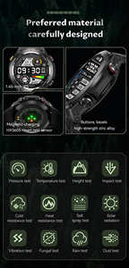 Reloj Inteligente GPS KC82 con Llamadas Bluetooth, Batería de 650 mAh, Pantalla Redonda de 1.45 Pulgadas, Resistente al Agua 1ATM, Monitoreo de Salud, Reloj Deportivo Inteligente para Hombre - Product Image 3
