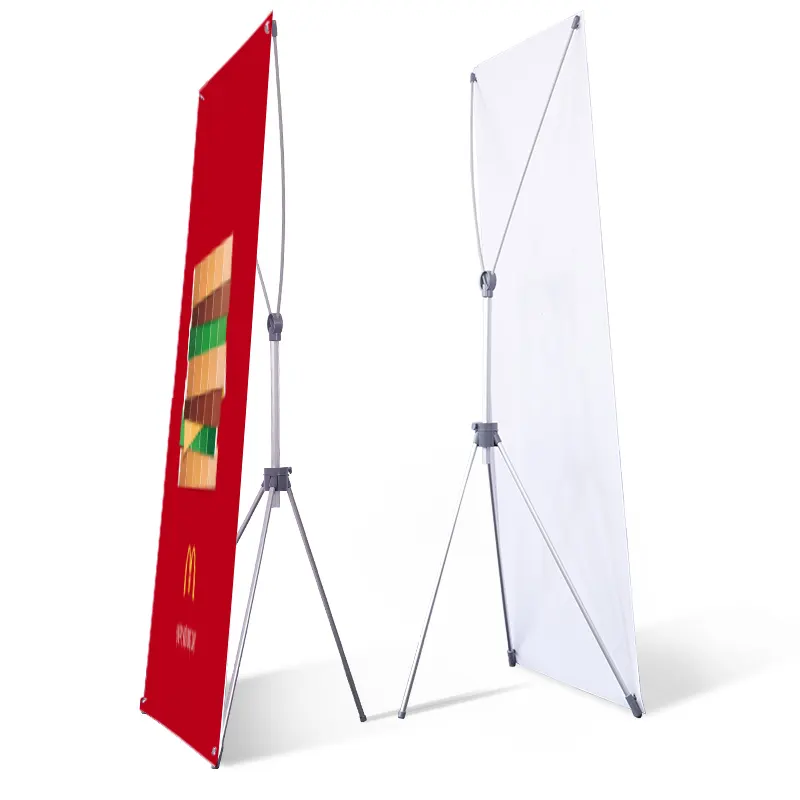 X standı afiş promosyon X Banner standı ekran reklam takviyeli alüminyum ayarlanabilir kore CMYK dijital baskı