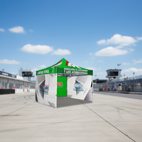 Carpa de Exhibición Hexagonal Personalizable de Aluminio Impreso para Exteriores de 6m, Doble Gazebo para Bodas, Impermeable y Resistente al Viento