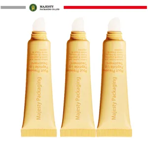 Leere Clear Push Lip gloss Squeeze Tubes Balsam Lip gloss Behälter Mini Soft Tube für Kosmetik verpackung