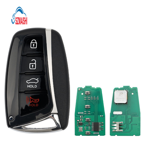 SZMAISHI Clé <span class=keywords><strong>de</strong></span> <span class=keywords><strong>voiture</strong></span> télécommandée 4 boutons 433 MHz avec lame <span class=keywords><strong>de</strong></span> clé KK12 pour coffre <span class=keywords><strong>Hyundai</strong></span> SY5DHFNA433 95440-B1200/B1210 Clé <span class=keywords><strong>de</strong></span> véhicule intelligente - Product Image 1