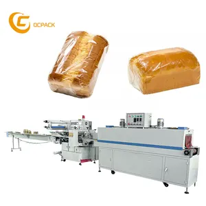 High accuracy food chocolate cookie bread heat tunnel shrink wrapping machine