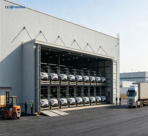 Modern Design Professional PEB Prefab Industrial Metal Warehouse Gym Hall Outdoor Car Steel Structure Building KitsGarage - Product Image 1