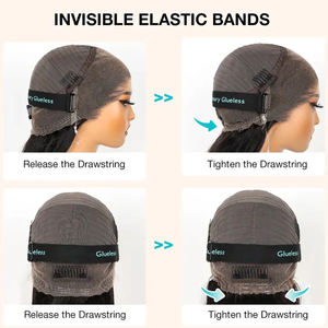 <span class=keywords><strong>Nouvelle</strong></span> perruque 360 sans colle vague d'eau transparente dentelle frontale perruque noeuds blanchis pré <span class=keywords><strong>coupe</strong></span> dentelle perruque <span class=keywords><strong>de</strong></span> <span class=keywords><strong>cheveux</strong></span> humains pour les femmes - Product Image 6