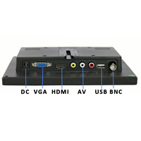 8 inç masaüstü monitör 4:3 ekran 1024*768 bilgisayar CCTV LCD ekran VGA USB bağlantı noktası ile PC mikroskop ev güvenliği için