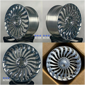 Rines Personalizados <span class=keywords><strong>Hot</strong></span> Wheel de 18 19 20 21 22 Pulgadas 5x112 5x120 5X114.3 Cromados Forjados para Jeep Wrangler, BMW E46 y <span class=keywords><strong>Audi</strong></span> - Product Image 6