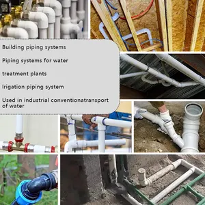 Large Diameter Pvc Pipe 110mm 160mm 200mm 250mm Upvc Pvc Water Supply Irrigation Drainage Pipe