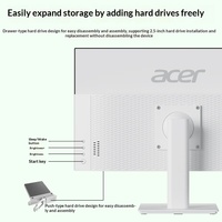Ordinateur de bureau tout-en-un Acer à prix bas, très vendu, 23,8 pouces, Intel New Twin Lake N150, 8 Go, 256 Go SSD