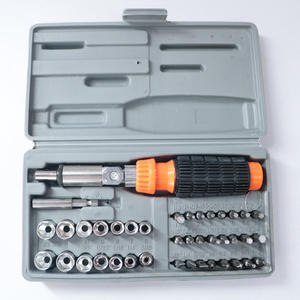 Juego de destornilladores combinados de 41 piezas, kit de herramientas de trinquete hexagonal métrico con puntas magnéticas para uso doméstico - Product Image 1