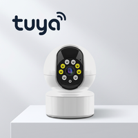 Caméra de sécurité intelligente de bureau TUYA Vision nocturne polychrome Talk bidirectionnel Détection de mouvement Partage familial pour la maison