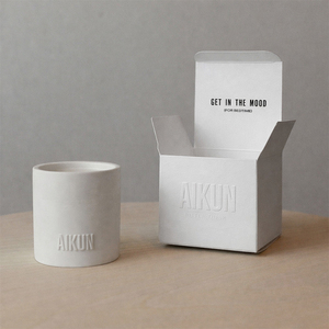 Velas Aromáticas de Cerámica de Lujo Personalizadas AIKUN para la Vida Diaria, Yoga, Oración, Decoración Navideña - Product Image 1
