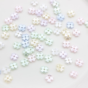 Pétales de trèfle à quatre feuilles miniatures 6 mm en résine plastique, accessoires de bijoux DIY pour boucles d'oreilles, bracelets, fournitures d'artisanat - Product Image 2