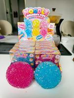 Jouet Squishy Nouilles Colorées à Rebond Lent Anti-Stress Sensoriel Perles de Cristal Boîte de Présentation Vente en Gros