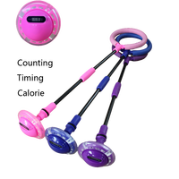 Balle de saut pour enfant personnalisée, lumineuse, avec compteur numérique et piles LR41, pour le sport et le jeu nocturne