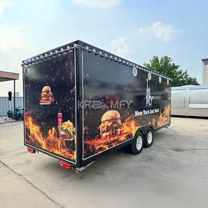 Camion de restauration rapide mobile avec équipement complet pour la vente de bonbons et l'utilisation en extérieur, construction en fibre de verre, certifié CE - Product Image 4