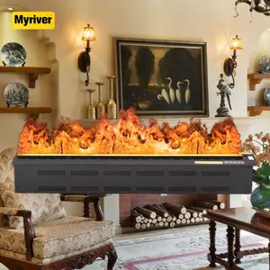Myriver现代乡村定制农舍角装饰橡木壁炉壁炉架和环绕出售