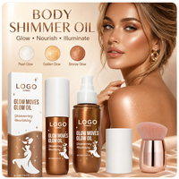 Huile Scintillante Corps 100ml, Huile Hydratante Effet Bonne Mine, Huile Pailletée Éclatante, Illuminateur Liquide Lumineux Waterproof, Enlumineur Corporel