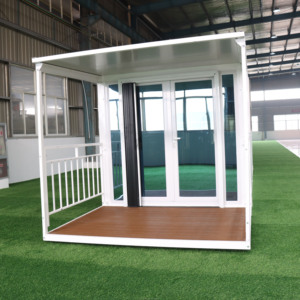 Struttura mobile in acciaio per esterni case Container Design moderno garanzia di 2 anni per punti panoramici caselle di espansione Villa - Product Image 6