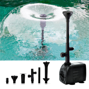 Mini pompe à <span class=keywords><strong>eau</strong></span> solaire submersible en plastique <span class=keywords><strong>de</strong></span> 80W pour fontaine dansante avec lumière <span class=keywords><strong>LED</strong></span> 3500L/H, pompe écologique pour bassin <span class=keywords><strong>de</strong></span> jardin - Product Image 4