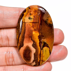 Cabujón de jaspe australiano suelto de 79.5ct de la mejor calidad, cristal de corte ovalado curativo Natural único pulido para la fabricación de joyas - Product Image 2