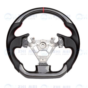 QX60用QX50QX55 G37 G35 Q50 Q60 INFINITIモディファイドスポーツTバックカーボンファイバーパフォーマンスレザーステアリングホイール付き