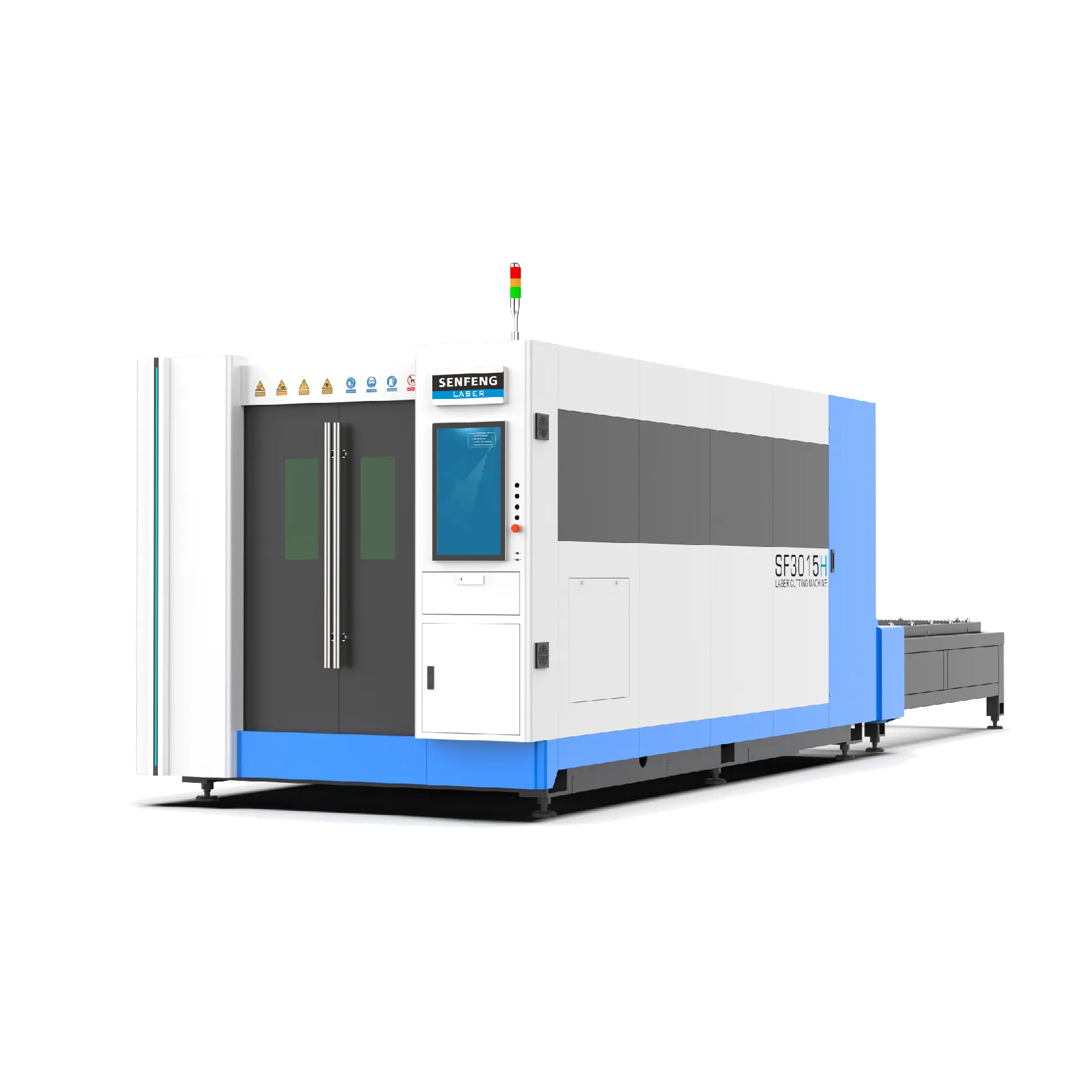 SENFENG 2024 hot selling exchange platform enclosed cnc fiber laser cutting machine for metal sheet cutting price