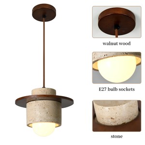 Lámpara Colgante de Techo para Dormitorio, Lámpara de Pared Decorativa para Sala de Estar, Estilo Rústico Vintage, Lámpara Colgante para Bar o Casa de Huéspedes - Product Image 2