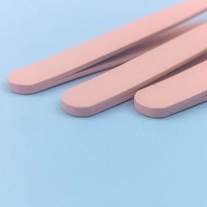 Factory Direct <b>Sale</b> Thick Metal Private Label Stainless Steel Hollow Tweezers for Eyebrows,Eyelashes,Facial Hair Makeup Tweezers - Product Image 4