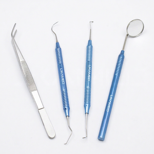 LIKAMED 4-Piece Manicure Tool Set Stainless Steel Professional Durable Nail Care <b>Box</b> 3-in-1 Nail Clipper Classic Style for Adult - Product Image 1