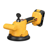 Machine de nivellement de carreaux sans fil, vibrante, pour pose de revêtements de sol grand format, avec ventouse pour carreaux muraux
