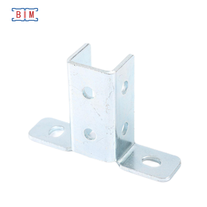 जस्ती/पाउडर लेपित 8 छेद 2 कोने बढ़ते ब्रैकेट चैनल को आश्रय देने और तैयार करने के लिए - Product Image 4