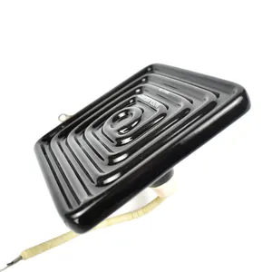 BRIGHT Factory Price 230V 650W 120*120mm Black Hollow Shape Ceramic Infrared Heater Element