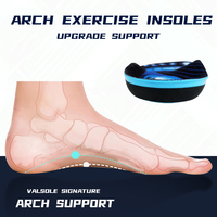 Semelles de sport antidérapantes en gel absorbant les chocs, semelles de confort pour la course à pied, semelles de sport pour chaussures