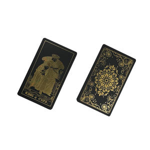 Пользовательские золотые фольгированные карты Таро колоды оптом высококачественные карты Таро и Oracles набор С путеводителем - Product Image 5