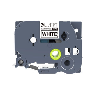 Ruban/étiquette <span class=keywords><strong>d</strong></span>'impression noir sur blanc 24 mm TZe-251 TZe251 compatible avec les imprimantes <span class=keywords><strong>Brother</strong></span> P-touch Maker – Vente <span class=keywords><strong>en</strong></span> <span class=keywords><strong>gros</strong></span> - Product Image 2