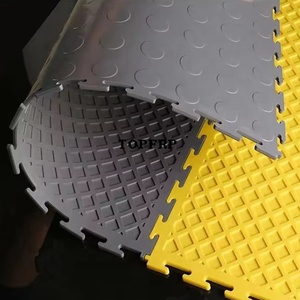 500mmx500mm Warehouse Workshop Garage Interlocking Modular <b>Plastic</b> Flooring - Product Image 4