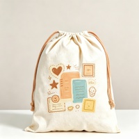 Pochette à cordon personnalisée, sac de rangement écologique réutilisable pour l'école, le sport, les enfants, avec motif personnalisé