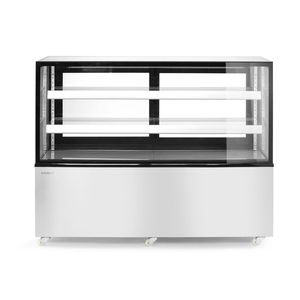 Enfriador de Exhibición de Acero Inoxidable para Uso Comercial Arktic 510L 230V/490W 1524x677x1230mm, 2 Estantes, Enfriamiento Directo, Mecánico - Product Image 1