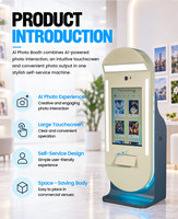 Machine de photomaton IA commerciale interactive à monnayeur pour jeux vidéo et services en libre-service