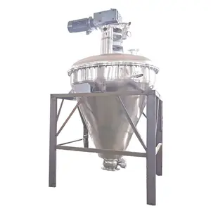 Séchoir à cône unique de poudre chimique alimentaire Machine de mélange et de séchage de poudre sèche à cône unique