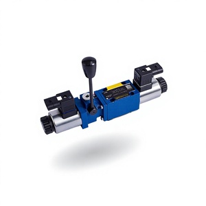 Vanne directionnelle hydraulique à commande solénoïde HUANUO Rexoth 4WEMM6/10 avec commande manuelle d'urgence par levier - Product Image 2