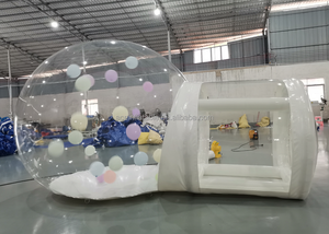 Fiesta de niños claro inflable cristal iglú cúpula burbuja tienda transparente inflable burbuja globos casa bubbletent - Product Image 3