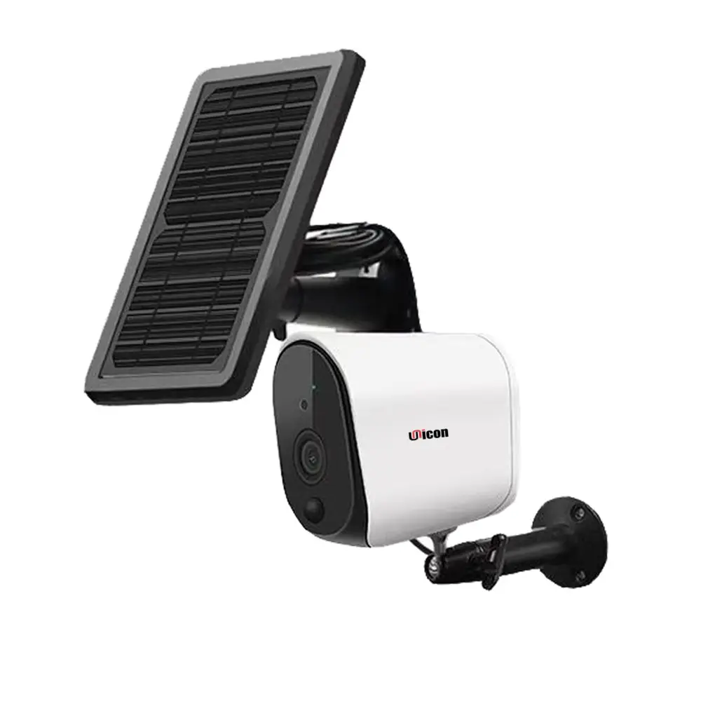 Macchina fotografica alimentata a pile del IP di WiFi del pannello solare all'aperto di Tuya 1080P 2MP IP65 con il supporto Megnetic della parete