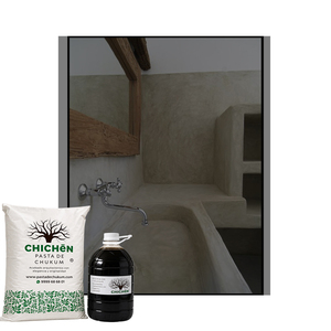 Enduit Chukum Premium pour Salle de Bain Complète : Mur Intérieur, Sol, Meuble-Lavabo Encastré, Finition Architecturale Décorative pour un Style Moderne - Product Image 1