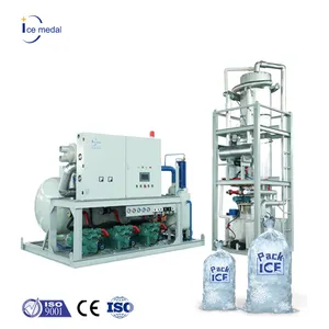 ICEMEDAL Customized 1ton to 30 ton High Quality Industrial Ice Tube Ice Making Machine For Ice Business maquina de hielo en tubo