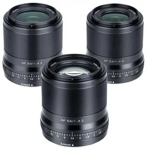 Viltrox Sans Miroir monture Z 23mm/33mm/56mm F1.4 Autofocus APS-C Objectif STM Support Moteur Eye-AF Adapté pour le Nikon ZFC